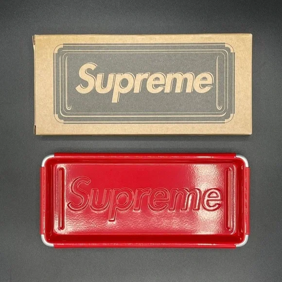 Supreme | Wall Decor | Supreme Dulton Steel Tray Red Supreme | Wall Decor | Supreme Dulton Steel Tray Red